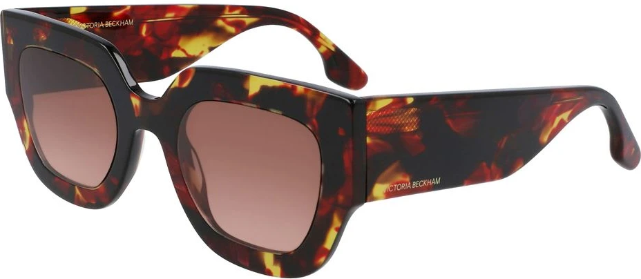 Красные солнцезащитные очки Victoria Beckham из ацетата