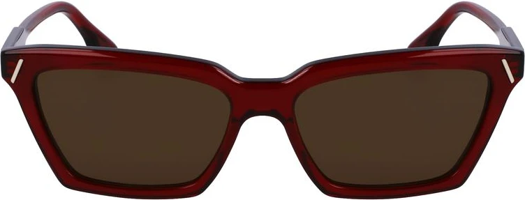 Красные солнцезащитные очки Victoria Beckham из ацетата