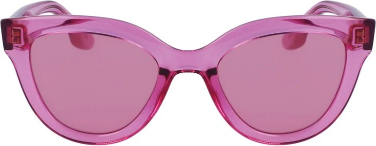 Красные солнцезащитные очки Victoria Beckham из инжекционного материала