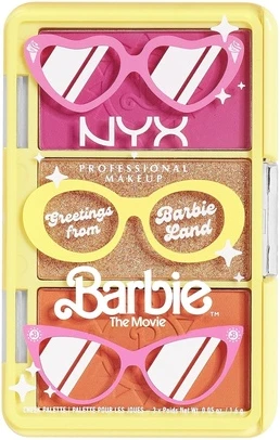 Набор для лица и палетка NYX Professional Makeup Barbie Mini Cheek Palette Greeting From Barbie Land