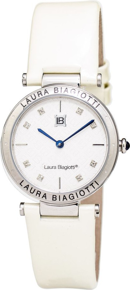 Laura Biagiotti Бежевые кожаные часы