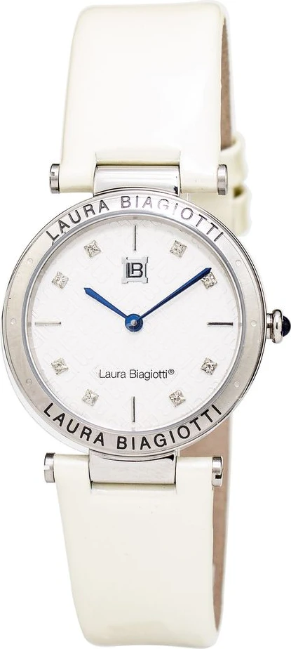 Laura Biagiotti Бежевые кожаные часы