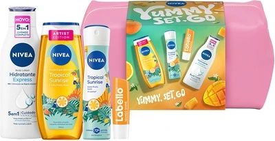 Nivea Yummy Set Go Набор для ухода за телом