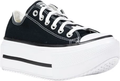 Кеды Converse Черно-белые Тканевые На Платформе