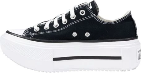 Кеды Converse Черно-белые Тканевые На Платформе