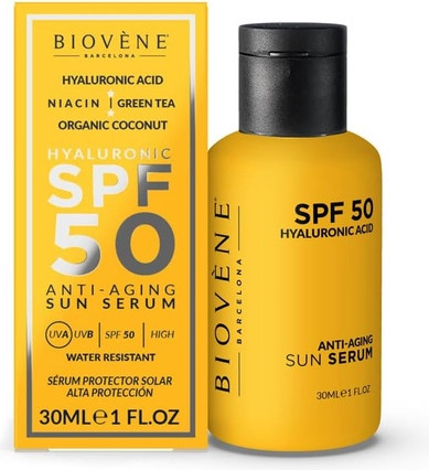 Biovene HYALURONIC Anti-Aging SPF 50 Moisturizing Sun Serum