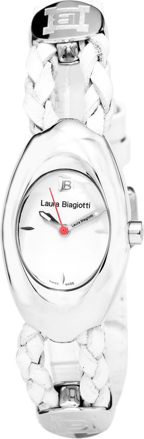 Белые кожаные часы Laura Biagiotti Laura