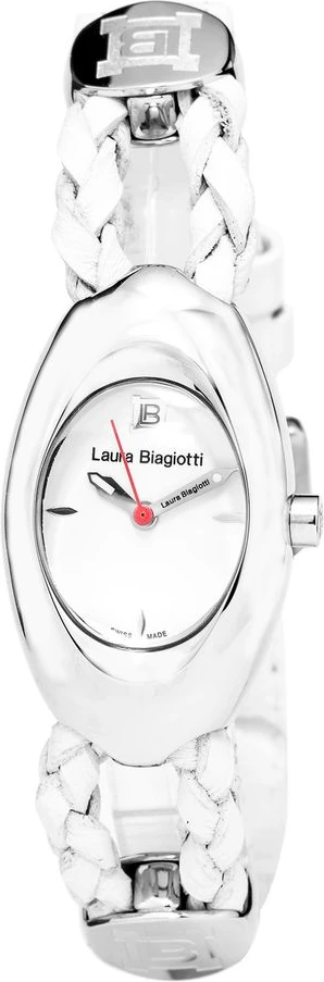 Белые кожаные часы Laura Biagiotti Laura
