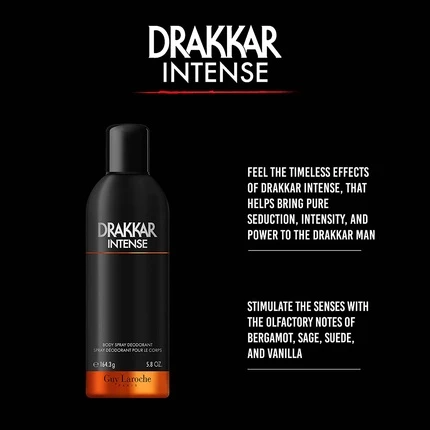 Дезодорант Drakkar Intense By Guy Laroche