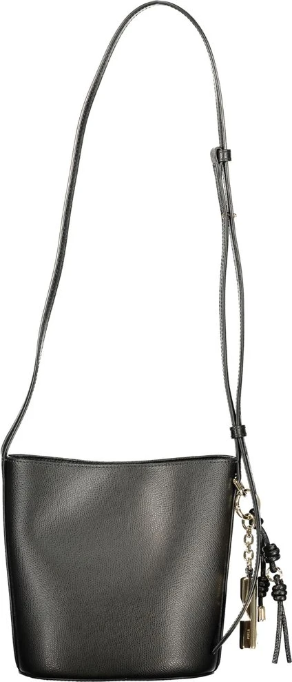 Черная кожаная сумка Furla