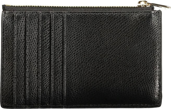 Черный кожаный кошелек Furla
