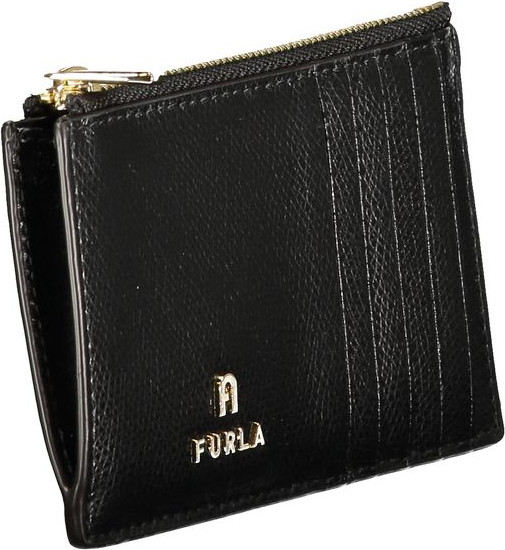 Черный кожаный кошелек Furla
