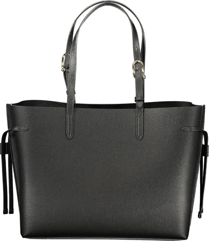Черная кожаная сумка Furla
