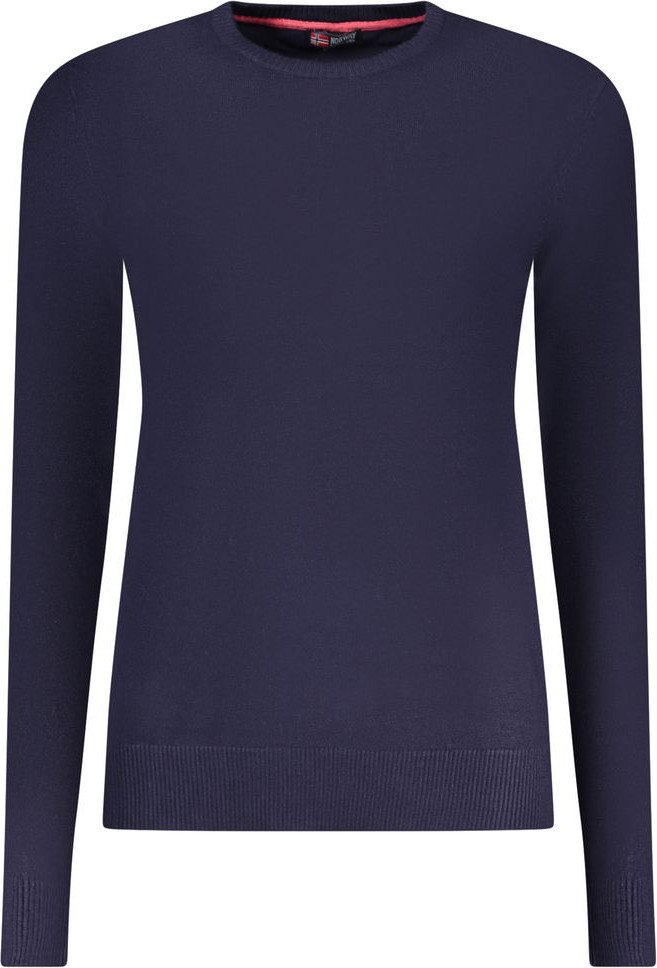 Blue Polyester Sweater Geographical Norway
