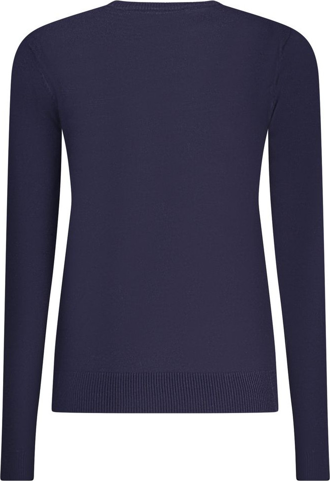 Blue Polyester Sweater Geographical Norway