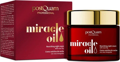Ночной крем для лица PostQuam Miracle Oil Регенерирующий и увлажняющий