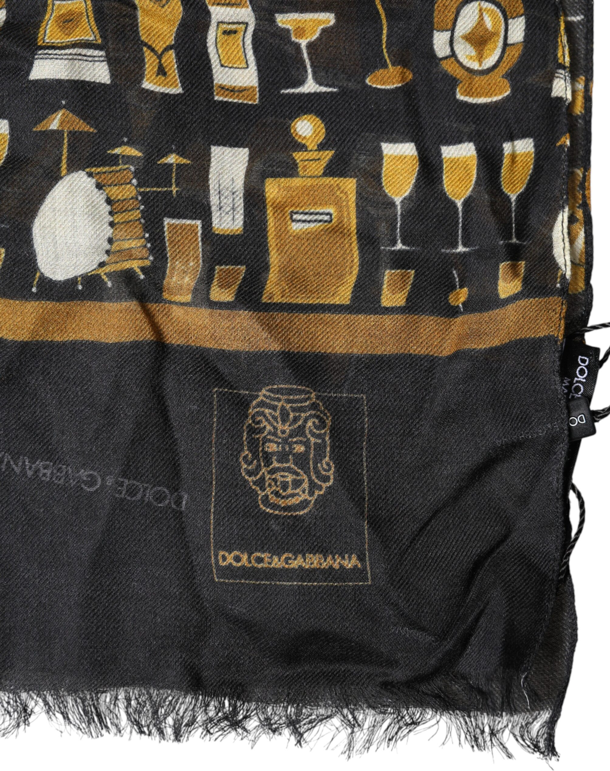 Шарф-накидка Dolce & Gabbana кружевной
