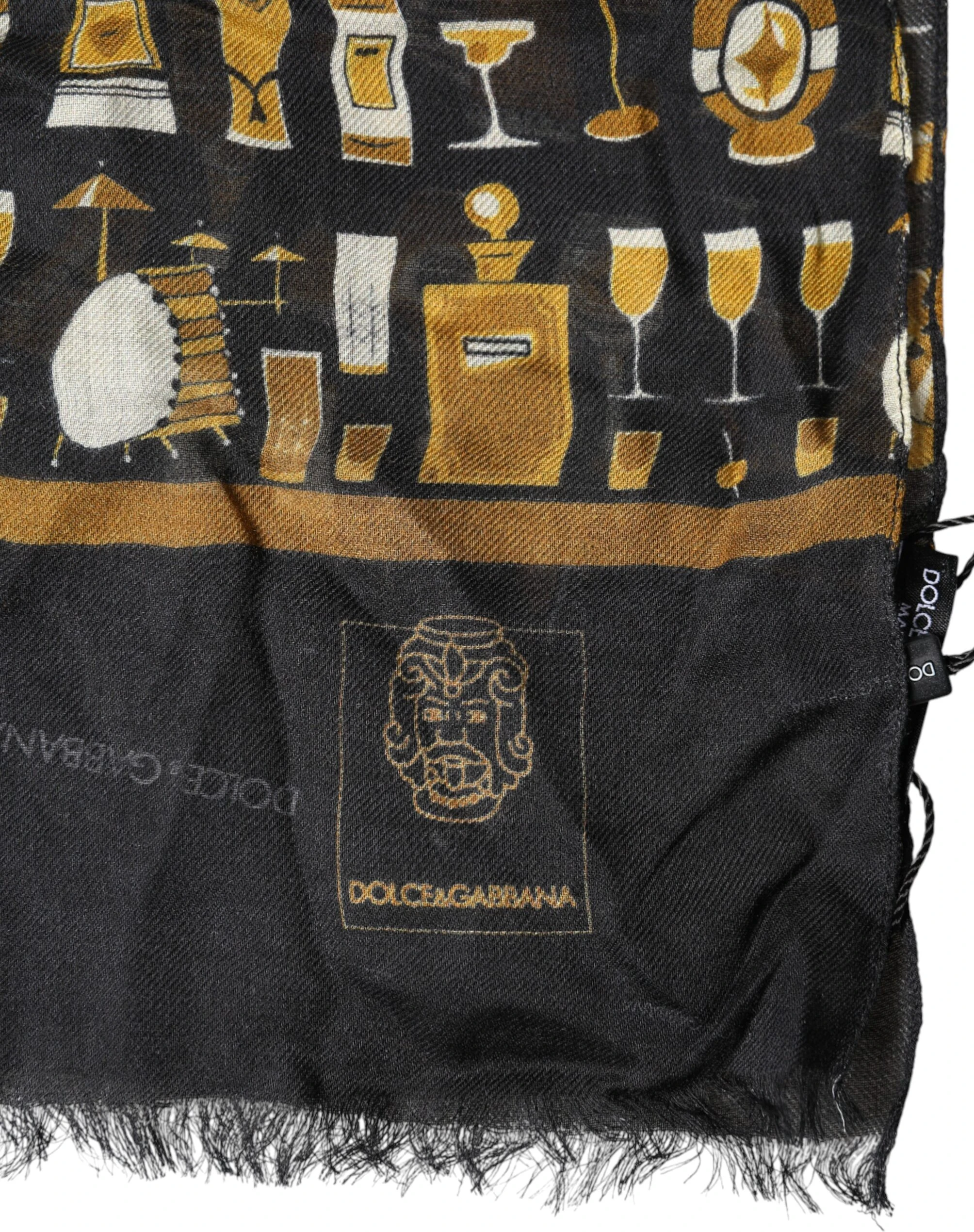 Шарф-накидка Dolce & Gabbana кружевной