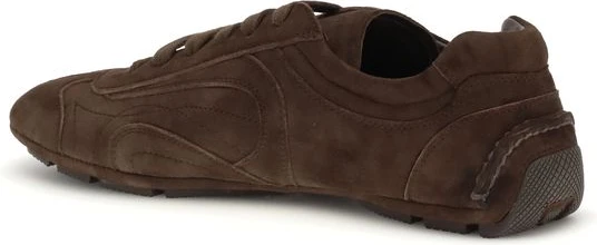 Brown Calf Leather Bos Taurus Athletic Sneakers