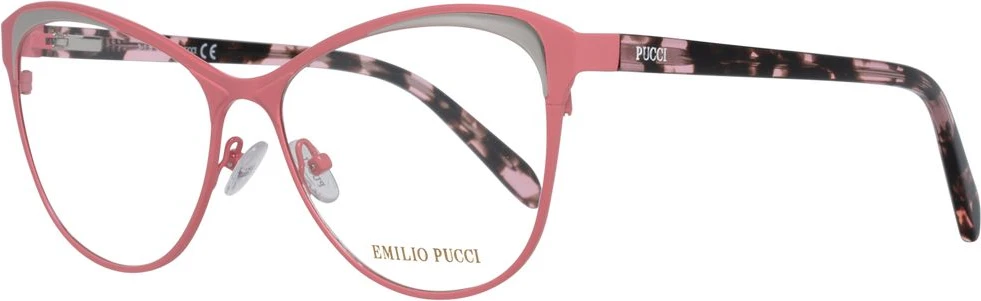 Розовые металлические очки Emilio Pucci