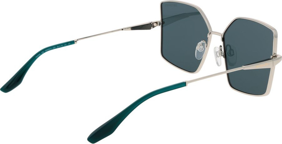 Серебряные металлические солнцезащитные очки Trussardi