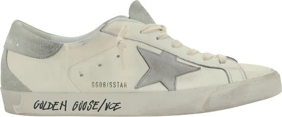 Sneakers Golden Goose White Calf Leather Bos Taurus Low Top Sneakers