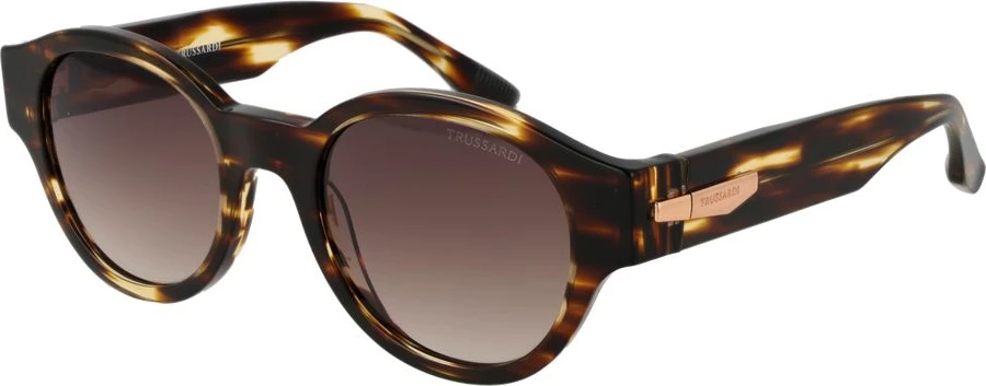 Солнцезащитные очки Trussardi из коричневого ацетата