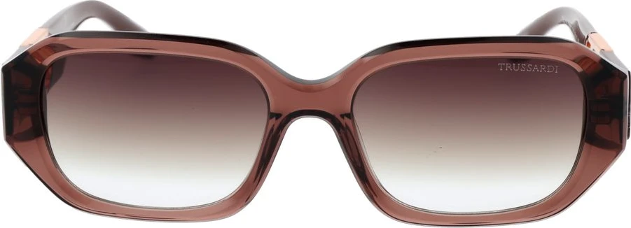 Солнцезащитные очки Trussardi из коричневого ацетата