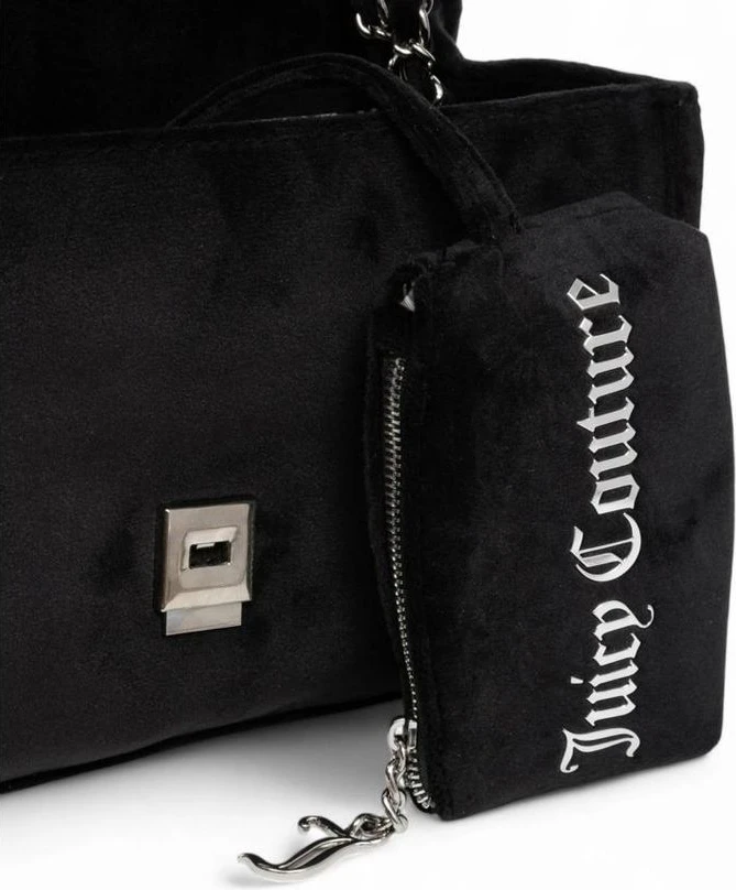 Черная сумка на плечо из полиэстера Juicy Couture