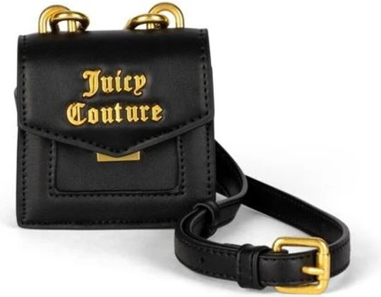 Черная полиэтиленовая сумка Juicy Couture