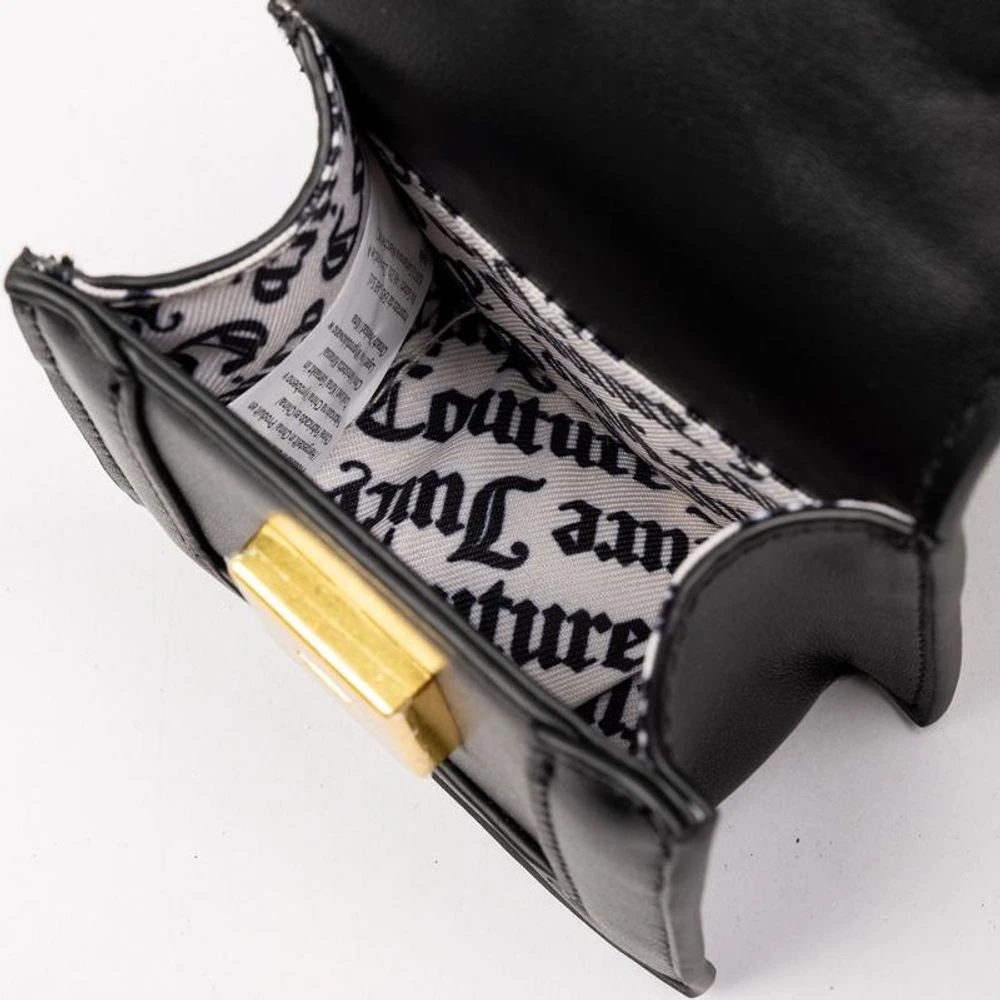Черная полиэтиленовая сумка Juicy Couture