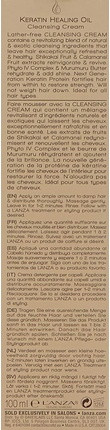 L'Anza Keratin Healing Oil Cleansing Cream