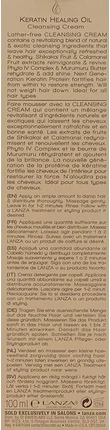 L'Anza Keratin Healing Oil Cleansing Cream