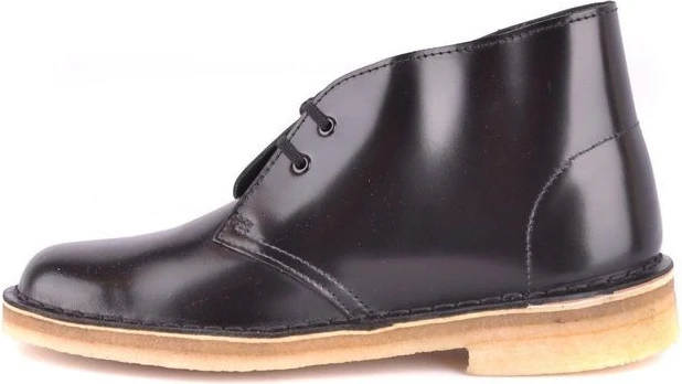 Черные кожаные ботинки Clarks на шнуровке