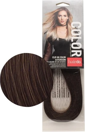 Прядь-клипса Hairdo для окрашивания, средняя медно-каштановая, 36см