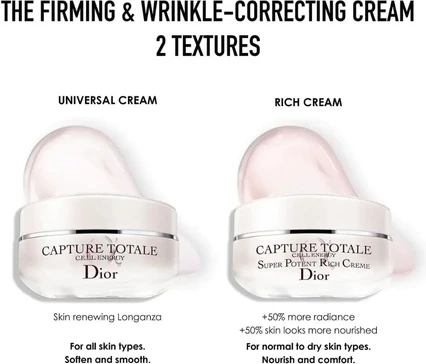 Крем для укрепления и разглаживания морщин Christian Dior Capture Totale Cell Energy