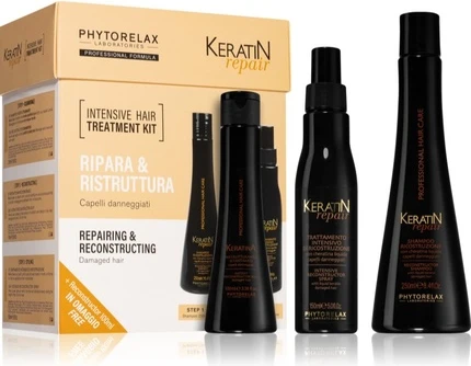 Phytorelax Кератиновый восстанавливающий шампунь-спрей
