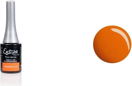 Полуперманентный гель-лак Estrosa Orange Fluo