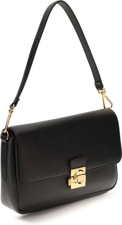 Сумка на плечо Coccinelle Black Calf Leather Bos Taurus