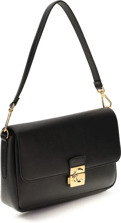 Сумка на плечо Coccinelle Black Calf Leather Bos Taurus