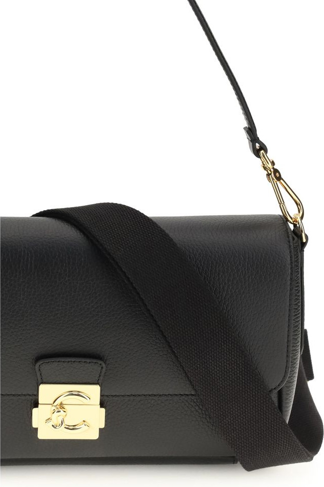 Сумка на плечо Coccinelle Black Calf Leather Bos Taurus