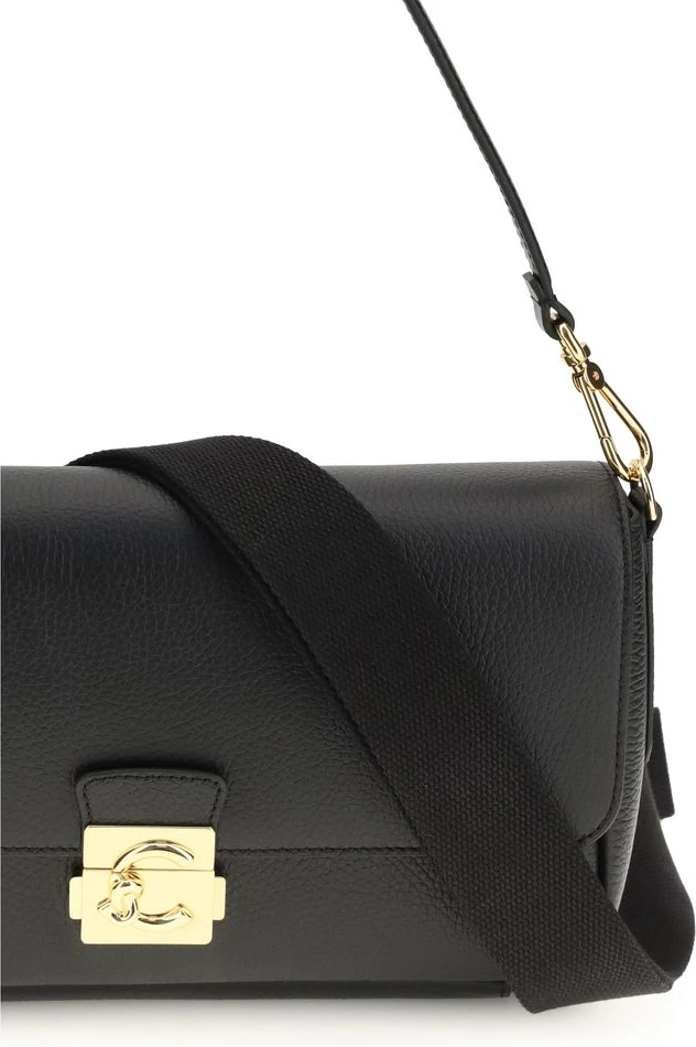 Сумка на плечо Coccinelle Black Calf Leather Bos Taurus