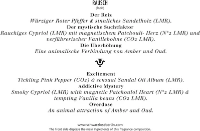 Eau de Parfum Schwarzlose Rausch