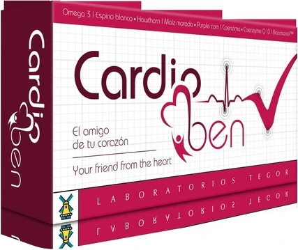 Нутрикосметика - Tegor Cardioben 60 капсул