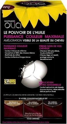 Garnier Olia Стойкая краска для волос Малиновый бархат