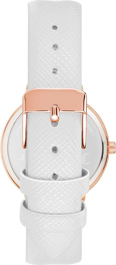 Белые пластиковые часы Juicy Couture