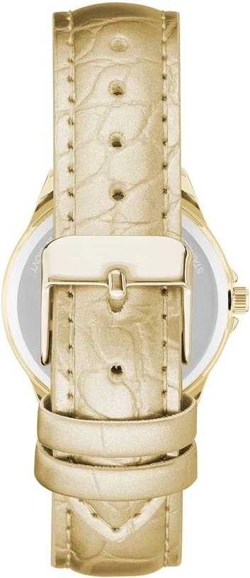 Золотые пластиковые часы Juicy Couture