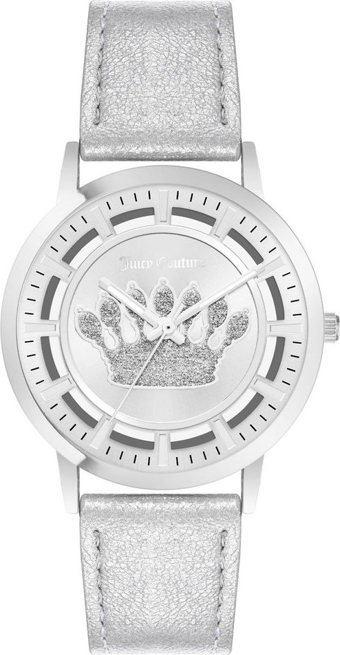 Серебряные пластиковые часы Juicy Couture