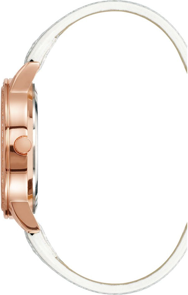 Белые пластиковые часы Juicy Couture