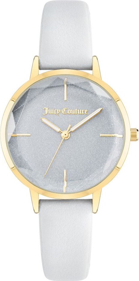 Белые пластиковые часы Juicy Couture